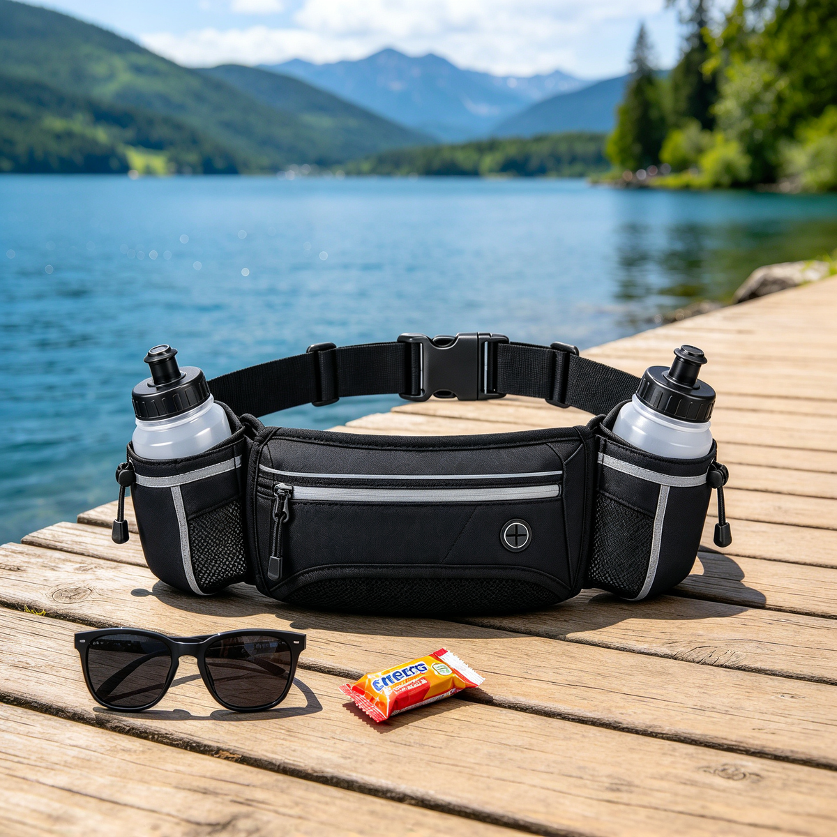 Adjustable Running Hydration Belt for Training and Race Days