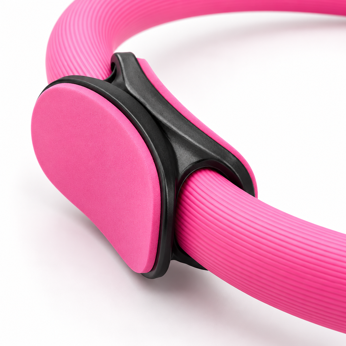 Close-up of Pilates ring grip design