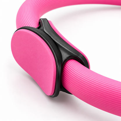 Close-up of Pilates ring grip design