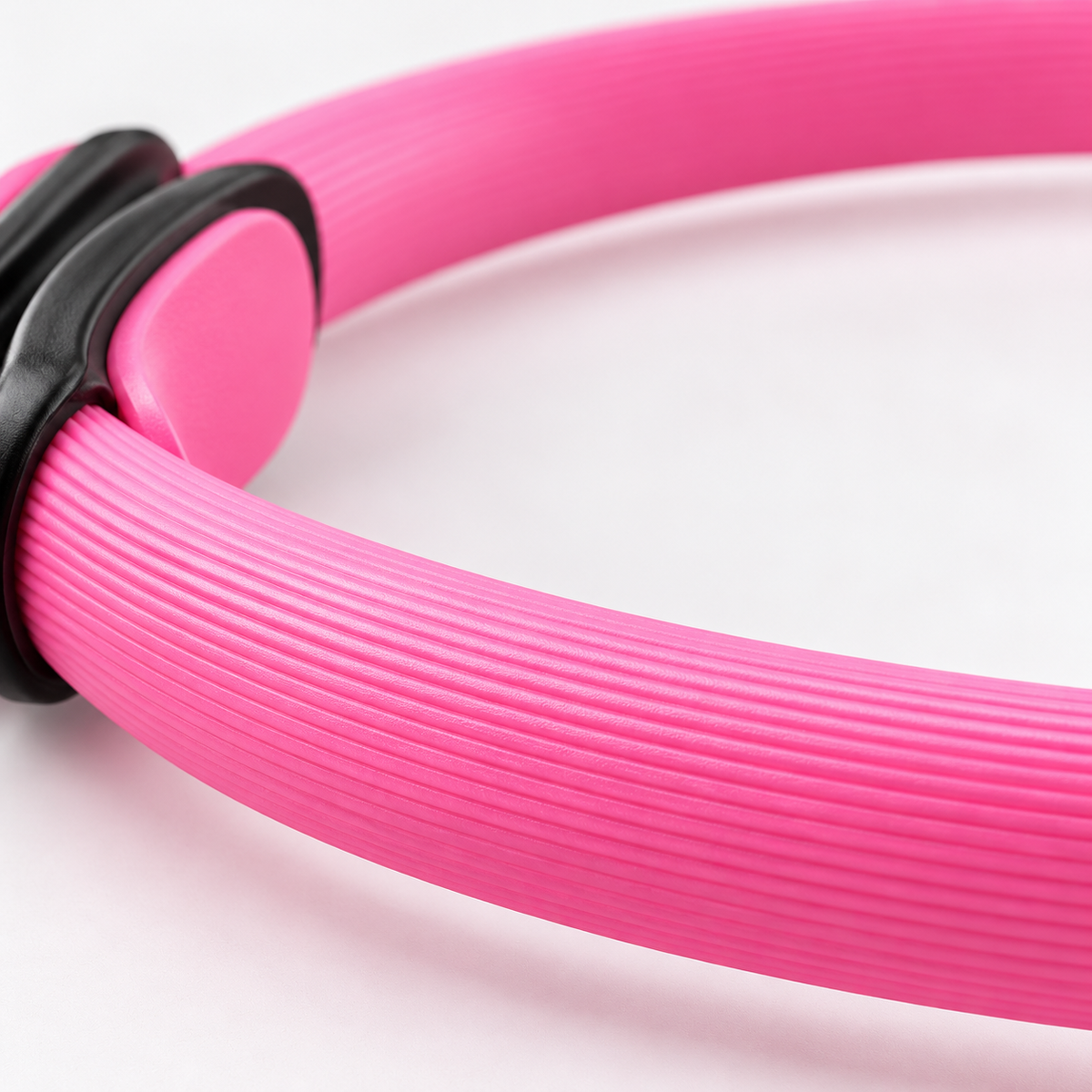 Macro view of ribbed ring surface