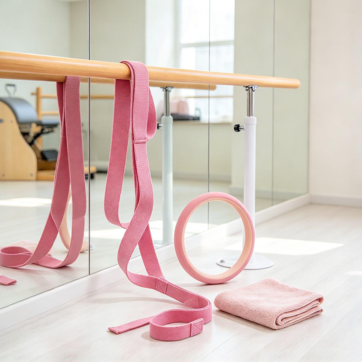 Yoga Stretching Strap with Multiple Grip Loops