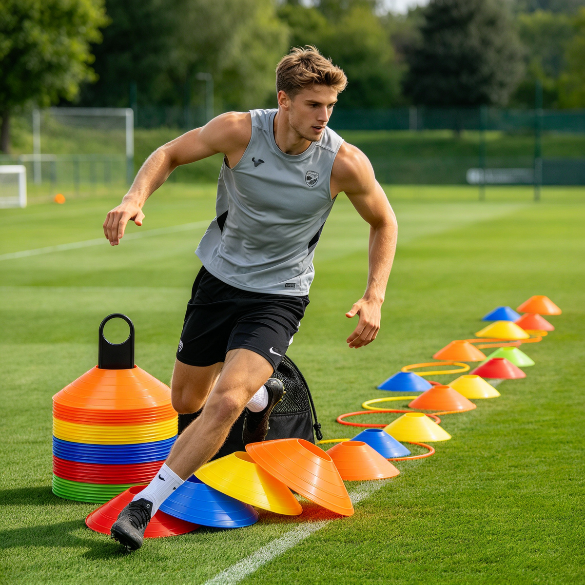 Training Marker Cone Set for Field Sports Drills