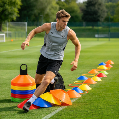 Training Marker Cone Set for Field Sports Drills