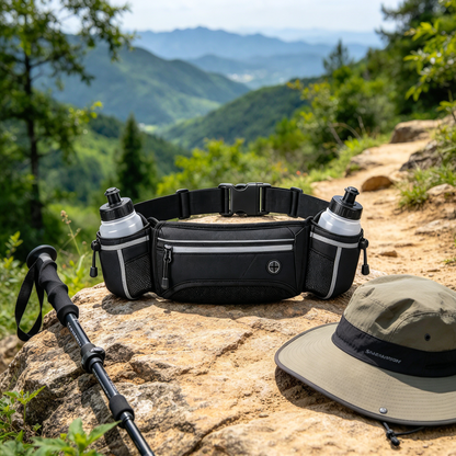 Adjustable Running Hydration Belt for Training and Race Days