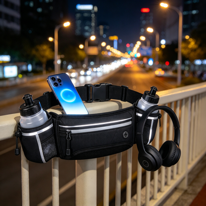 Adjustable Running Hydration Belt for Training and Race Days