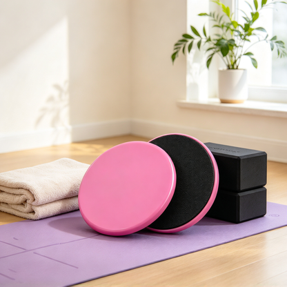 Pilates Sliding Disc Set for Core Training