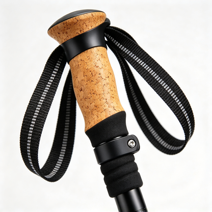 Portable Collapsible Trekking Poles for Trail Walking