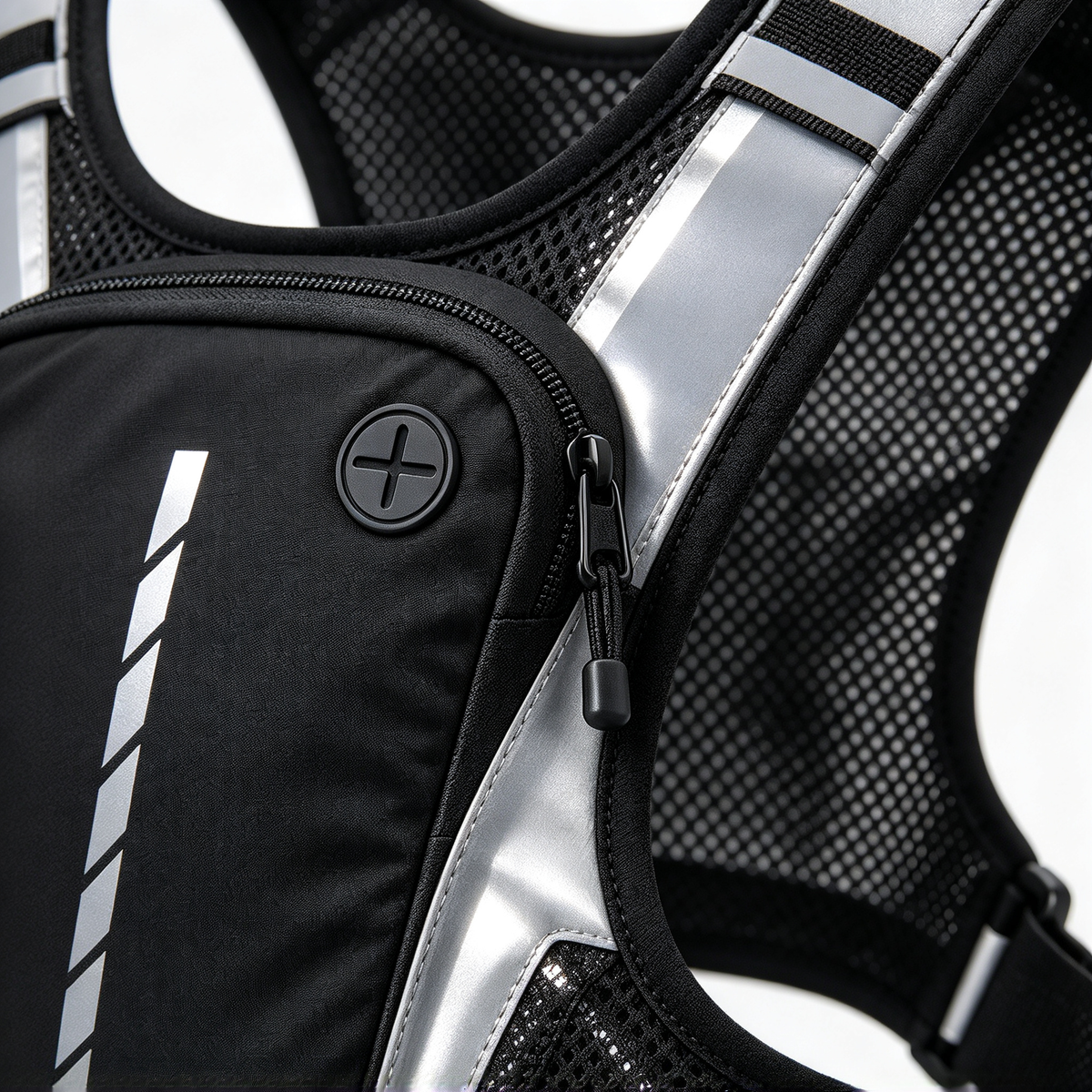 Reflective Running Vest for Low-Light Outdoor Training