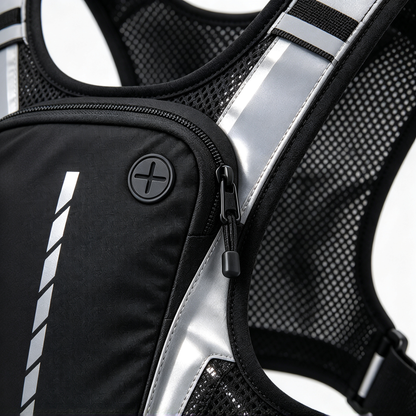 Reflective Running Vest for Low-Light Outdoor Training