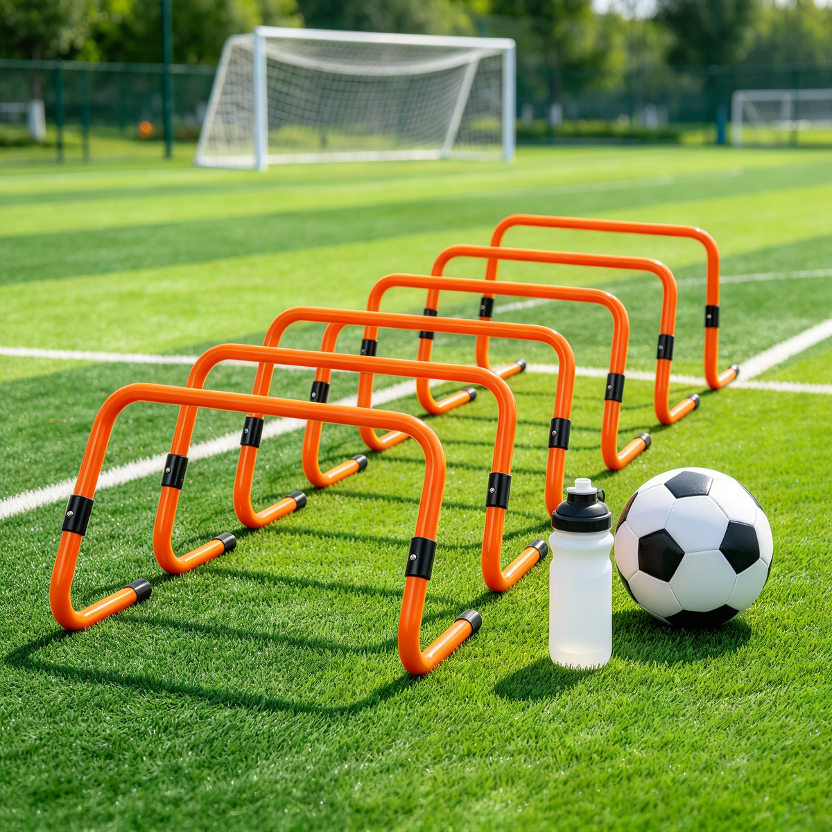 Running Track Hurdle Training Set for Footwork Practice