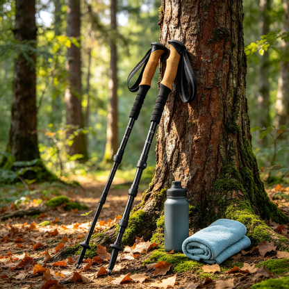 Portable Collapsible Trekking Poles for Trail Walking
