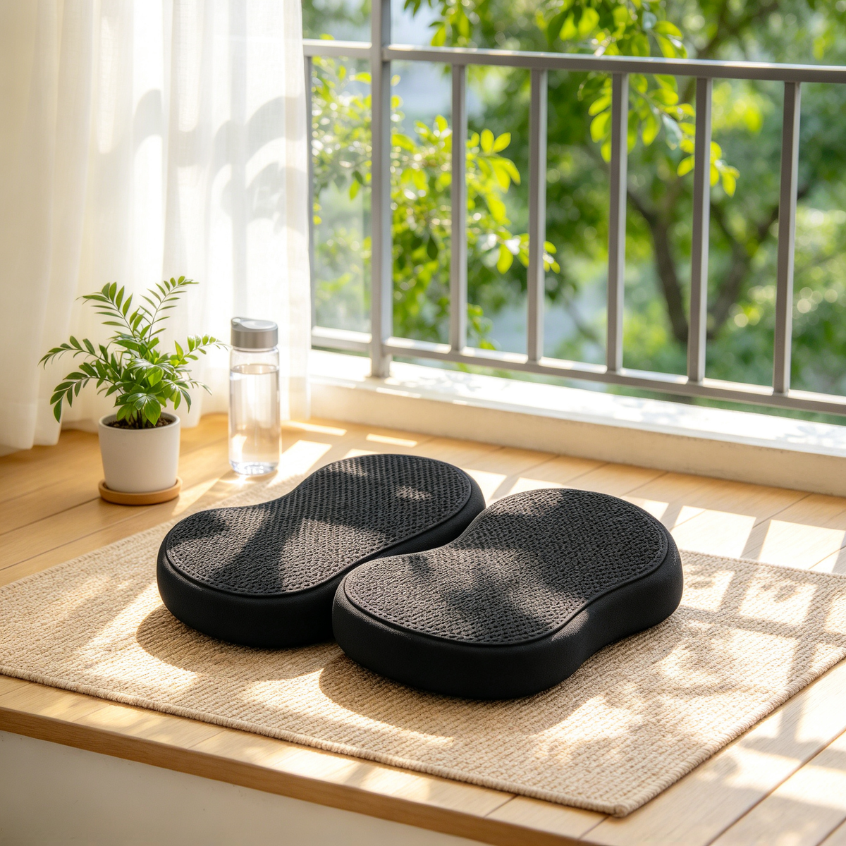 Non-Slip Yoga Knee Support Pads for Floor Poses