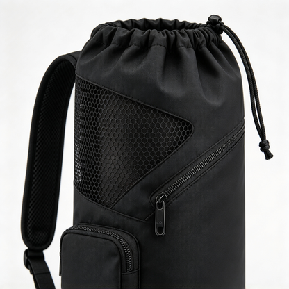 Compact Yoga Mat Carry Backpack with Gear Storage
