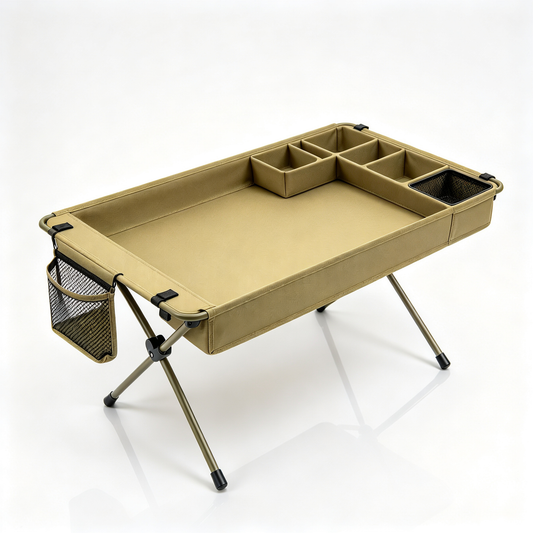 Portable Camping Table Organizer for Outdoor Cooking